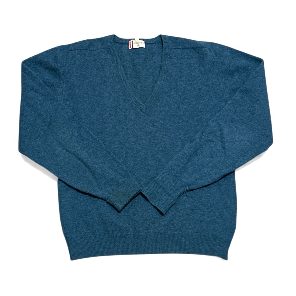 BULLOCKS Pure Wool V Neck Long Sleeve Sweater - Picture 3 of 5
